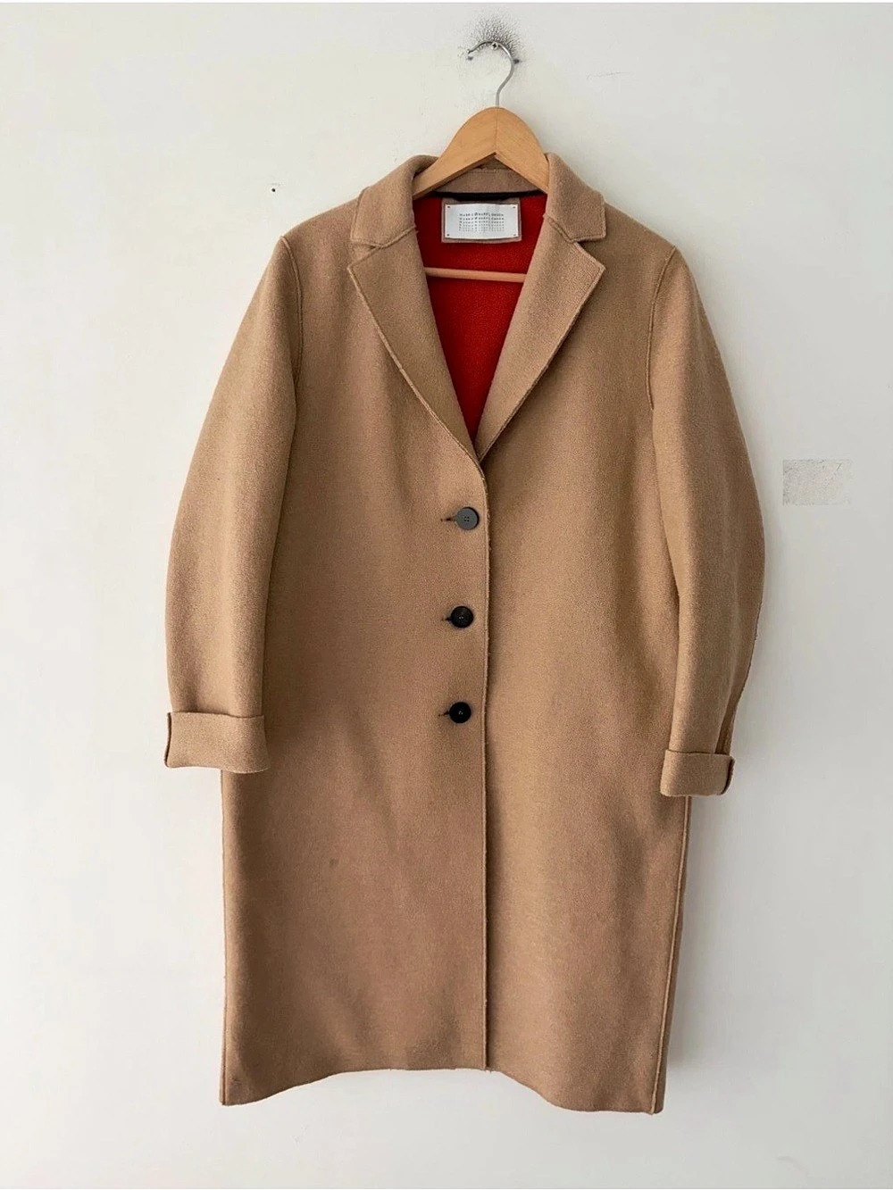 Harris Wharf London Pressed Wool Single-Breasted Overcoat Brown 42 IT